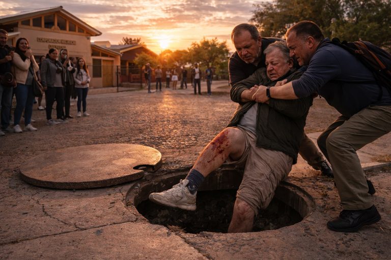 La vereda sin tapa: Cuando el descuido se paga caro